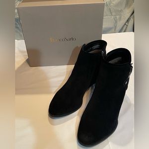 LIKE NEW Franco Sarto Black Wichita Bootie, Size 10M